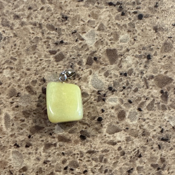 Natural Stone Pendant Necklace - Multi-Color Polished Gemstones - Picture 7 of 11